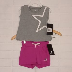 Converse Baby Girls 2 Pcs Outfit